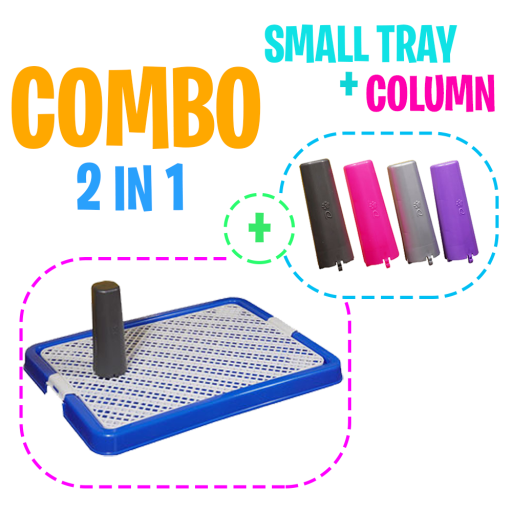 Danniel dog tray Plus column- COMBO model