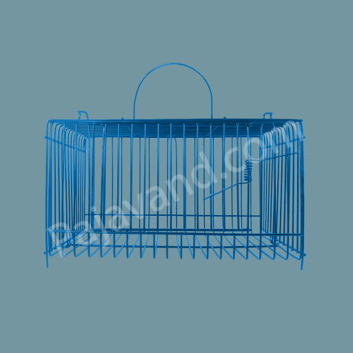 Pajavand Small Size Pet Carrier Cage - Blue