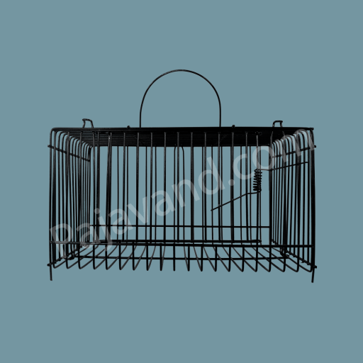 Pajavand Small Size Pet Carrier Cage - Black