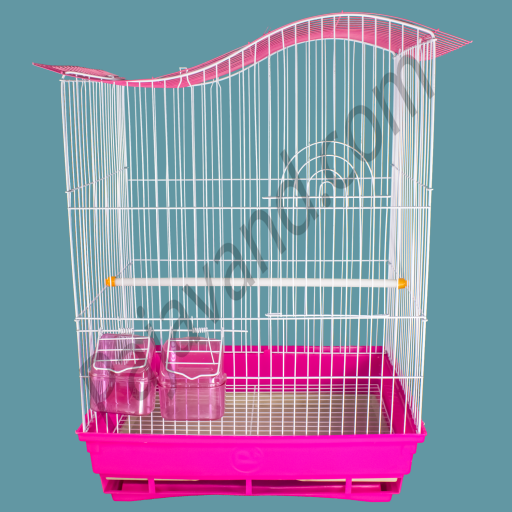 Pajavand Wave Model Double-Cup Canary Cage