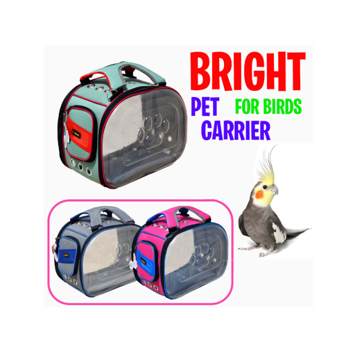 کیف دو طرف شفاف و تخت دنیل مدل Bright - مخصوص پرندگان