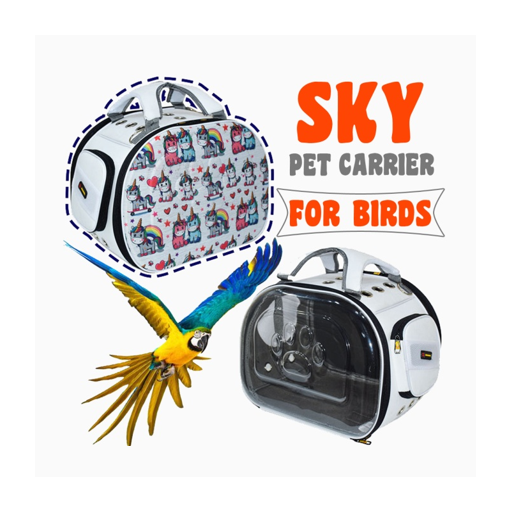 کیف یک طرف شفاف و یک طرف تکسون دنیل مدل SKY - مخصوص پرندگان