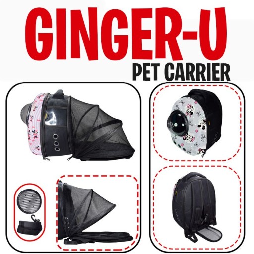 کیف کامپوزیت دنیل مدل Ginjer-U طرحدار پارچه ای پشت چتری